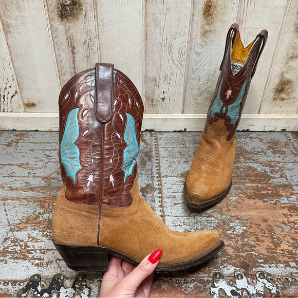 Caborca Butterfly Cowboy Boots - Picture 10 of 16